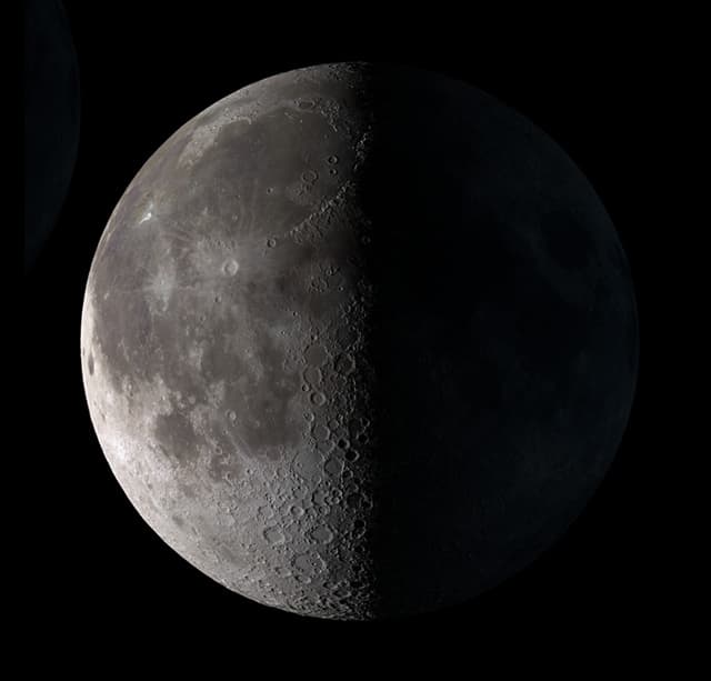 Delčia – Mėnulio fazė, NASA nuotrauka
